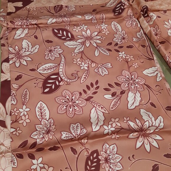 Floral Patchwork Women's Pajama Pants - Picture 3 of 4